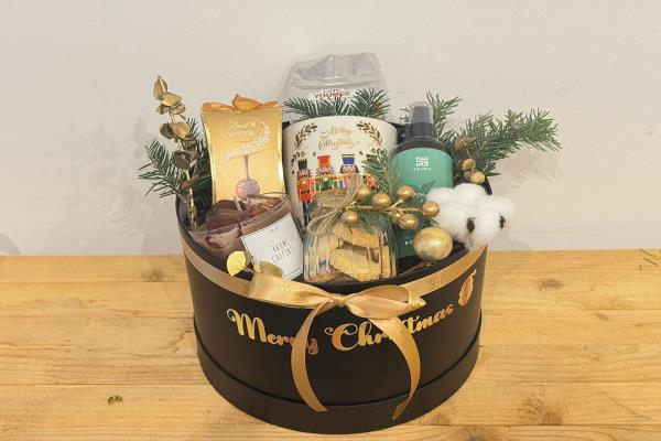 Golden Christmas Box